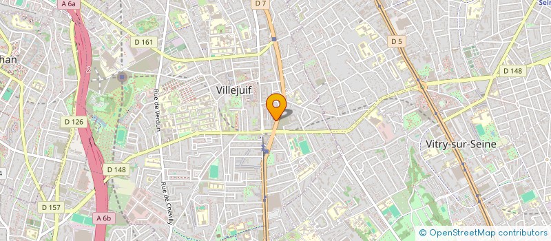 localisation de l'entreprise MONSIEUR ABDELKADER KESSAIRI  VILLEJUIF