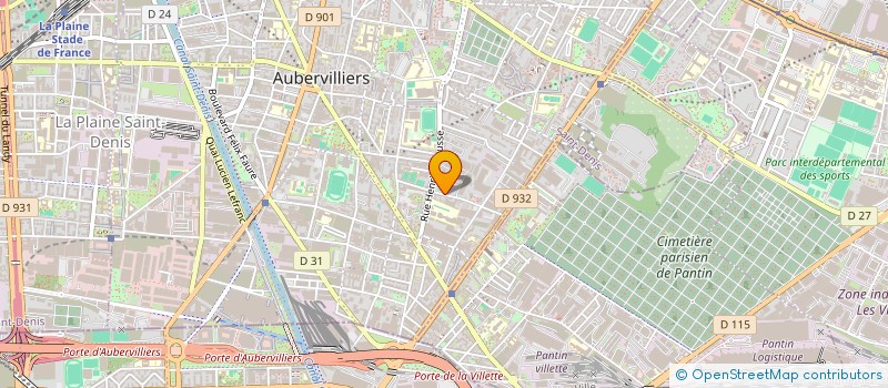 localisation de l'entreprise MONSIEUR ABDELKADER KESSASSI  AUBERVILLIERS