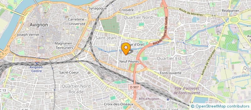 localisation de l'entreprise MONSIEUR ABDELKADER KETTAF  AVIGNON