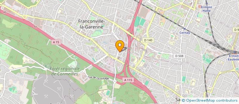 localisation de l'entreprise MONSIEUR ABDELKADER KHETABI à SANNOIS