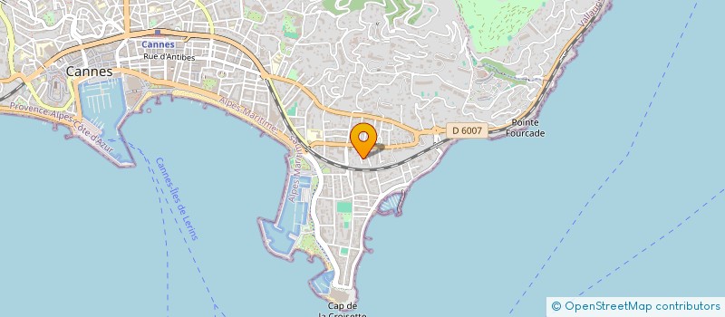 localisation de l'entreprise MONSIEUR ABDELKADER KOUADRI BOUDJELTHIA à CANNES