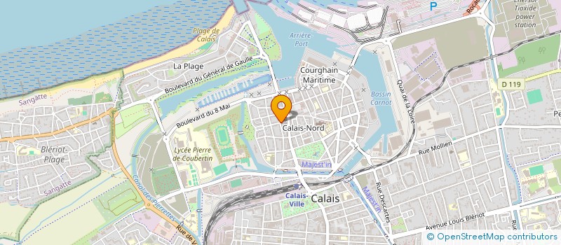 localisation de l'entreprise MONSIEUR ABDELKADER KRALIFA  CALAIS