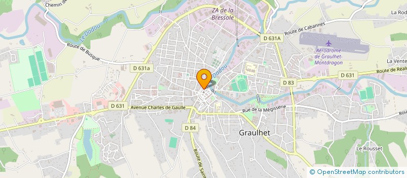 localisation de l'entreprise MONSIEUR ABDELKADER LAADEL  GRAULHET