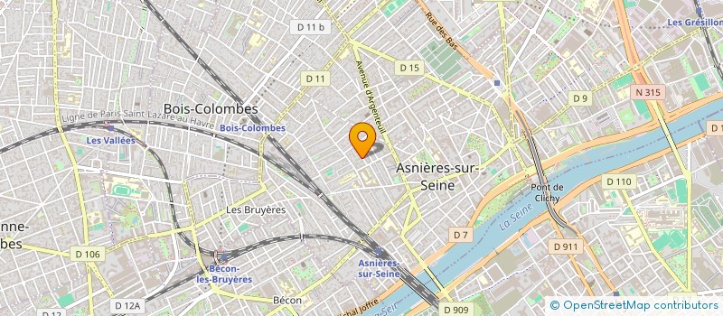 localisation de l'entreprise MONSIEUR ABDELKADER LAGGOUNE à ASNIERES-SUR-SEINE
