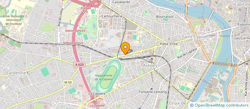 localisation de l'entreprise MONSIEUR ABDELKADER LAHRECHE  TOULOUSE