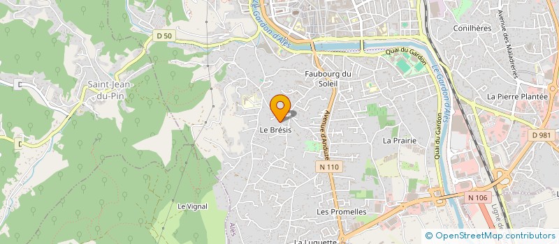 localisation de l'entreprise MONSIEUR ABDELKADER LAKHAL à ALES