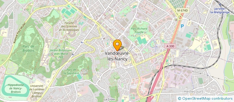 localisation de l'entreprise MONSIEUR ABDELKADER LARABI  VANDUVRE-LES-NANCY