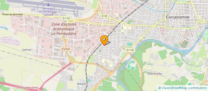localisation de l'entreprise MONSIEUR ABDELKADER LASLAH à CARCASSONNE