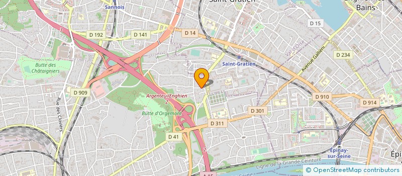 localisation de l'entreprise MONSIEUR ABDELKADER LATRECH  ARGENTEUIL