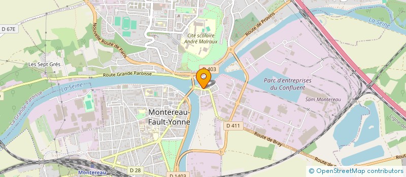 localisation de l'entreprise MONSIEUR ABDELKADER LHAKKOURI  MONTEREAU-FAULT-YONNE