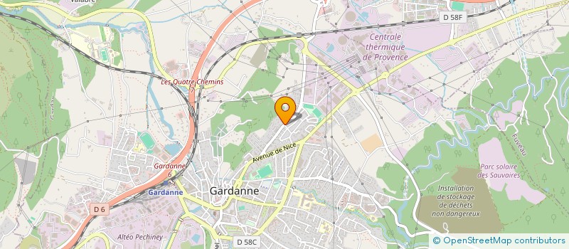 localisation de l'entreprise MONSIEUR ABDELKADER MAAROF à GARDANNE