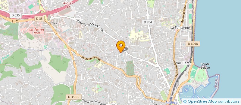 localisation de l'entreprise MONSIEUR ABDELKADER MARHRIOU  ANTIBES