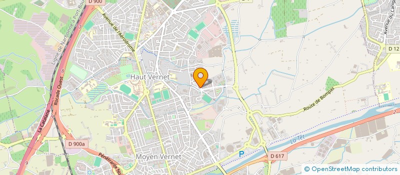 localisation de l'entreprise MONSIEUR ABDELKADER MARZOUKI KANDOUSSI  PERPIGNAN