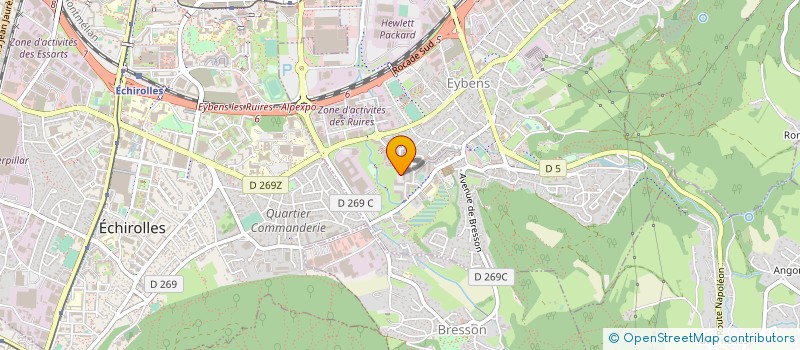 localisation de l'entreprise MONSIEUR ABDELKADER MATROUZA  EYBENS