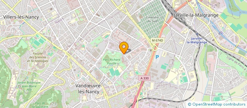 localisation de l'entreprise MONSIEUR ABDELKADER MECHARA  VANDUVRE-LES-NANCY