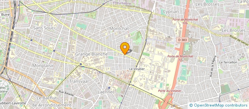 localisation de l'entreprise MONSIEUR ABDELKADER MECHEMOUM  LYON