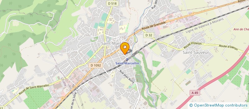 localisation de l'entreprise MONSIEUR ABDELKADER MECHERI  SAINT-MARCELLIN