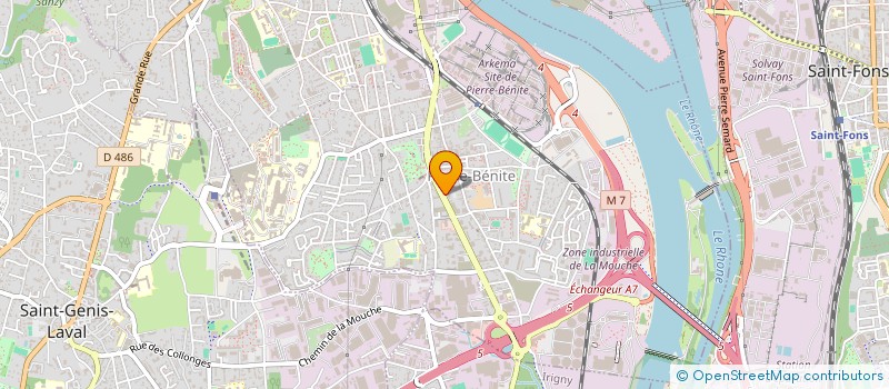 localisation de l'entreprise MONSIEUR ABDELKADER MECIRDI  OULLINS-PIERRE-BENITE