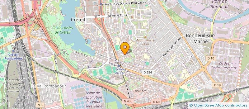 localisation de l'entreprise MONSIEUR ABDELKADER MEDDAH  CRETEIL