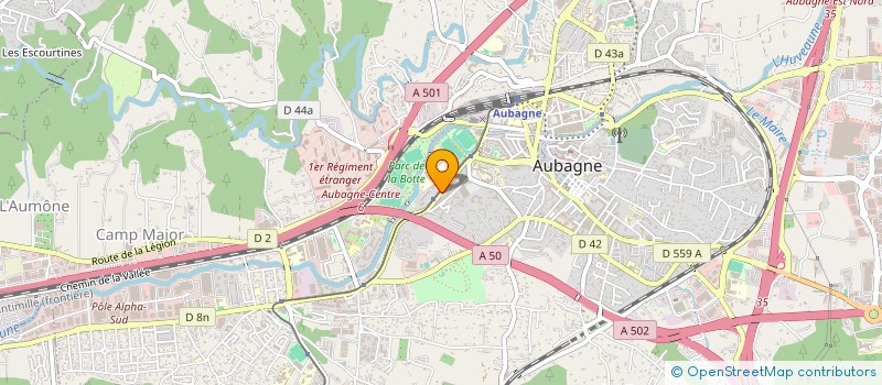localisation de l'entreprise MONSIEUR ABDELKADER MEGHERBI à AUBAGNE