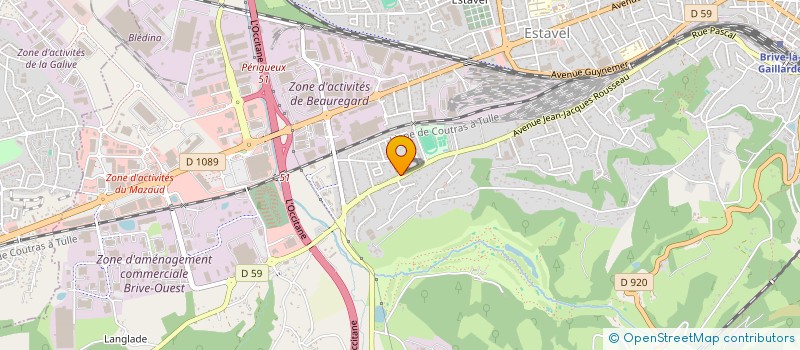 localisation de l'entreprise MONSIEUR ABDELKADER MEHDI  BRIVE-LA-GAILLARDE