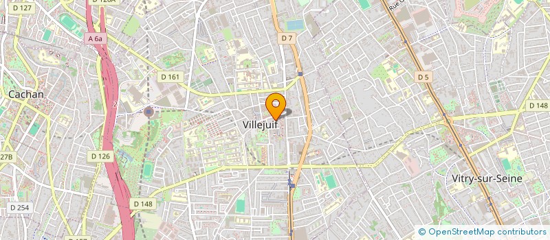 localisation de l'entreprise MONSIEUR ABDELKADER MEKHENANE  VILLEJUIF