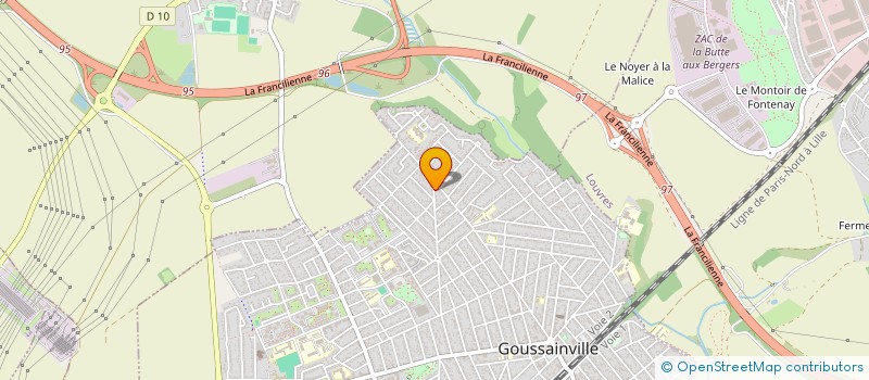 localisation de l'entreprise MONSIEUR ABDELKADER MEKNASSI à GOUSSAINVILLE