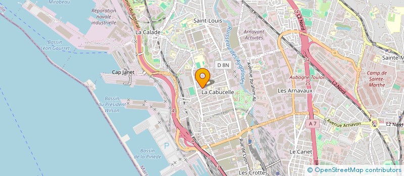 localisation de l'entreprise MONSIEUR ABDELKADER MERDACI à MARSEILLE