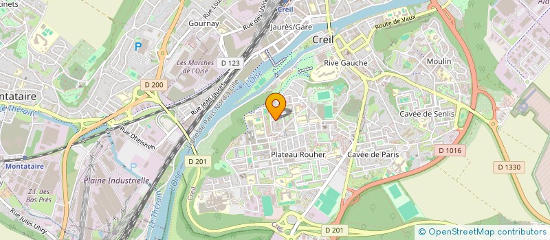 localisation de l'entreprise MONSIEUR ABDELKADER MERHI  CREIL