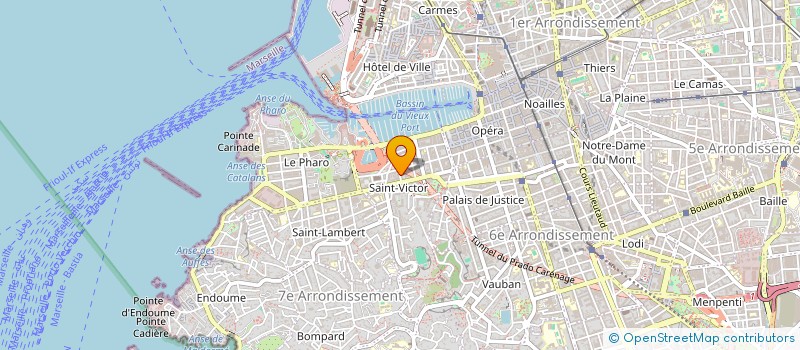 localisation de l'entreprise MONSIEUR ABDELKADER MERIKHI  MARSEILLE