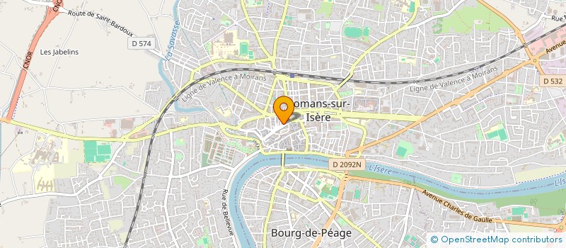 localisation de l'entreprise MONSIEUR ABDELKADER MERZOUG  ROMANS-SUR-ISERE