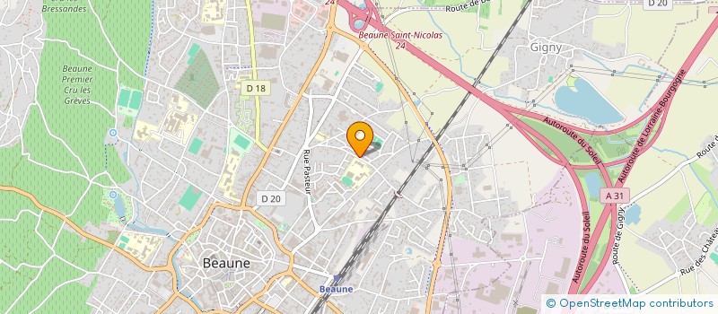 localisation de l'entreprise MONSIEUR ABDELKADER MESSAOUDI à BEAUNE