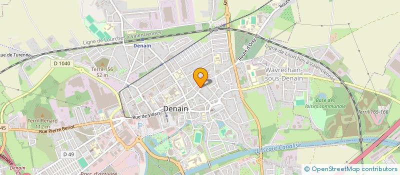 localisation de l'entreprise MONSIEUR ABDELKADER MESSAOUI  DENAIN