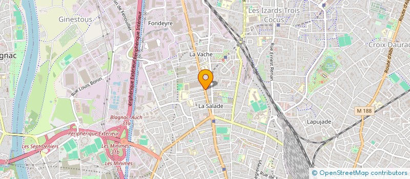 localisation de l'entreprise MONSIEUR ABDELKADER METAICHE  TOULOUSE