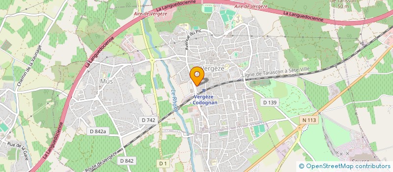 localisation de l'entreprise MONSIEUR ABDELKADER METATIDJ à VERGEZE