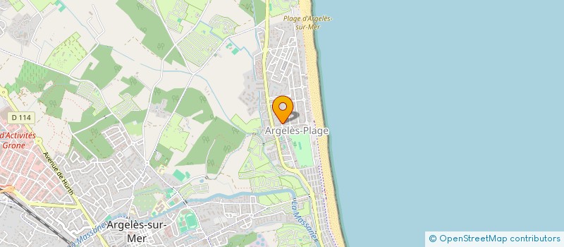 localisation de l'entreprise MONSIEUR ABDELKADER MEZIANE  ARGELES-SUR-MER