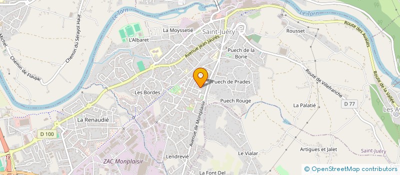 localisation de l'entreprise MONSIEUR ABDELKADER MISSAOUI  SAINT-JUERY