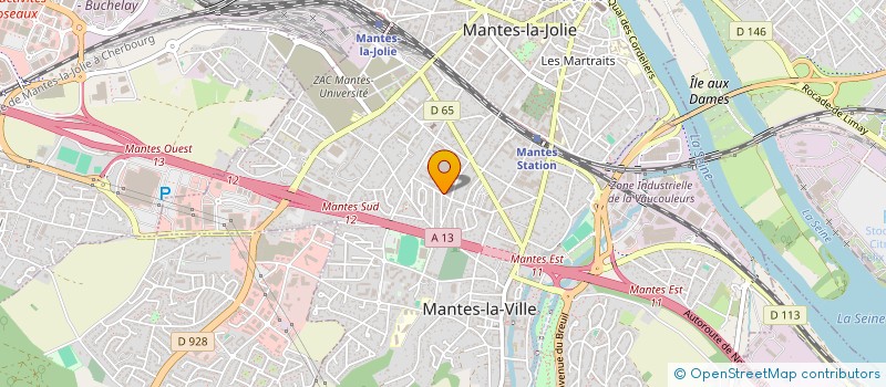 localisation de l'entreprise MONSIEUR ABDELKADER MOKHTARI  MANTES-LA-VILLE