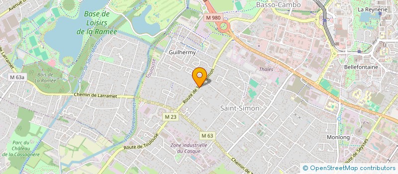 localisation de l'entreprise MONSIEUR ABDELKADER MOSRLI  TOULOUSE