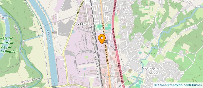 localisation de l'entreprise MONSIEUR ABDELKADER NAADJI  SALAISE-SUR-SANNE