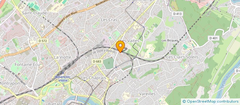 localisation de l'entreprise MONSIEUR ABDELKADER NACEUR  BESANCON