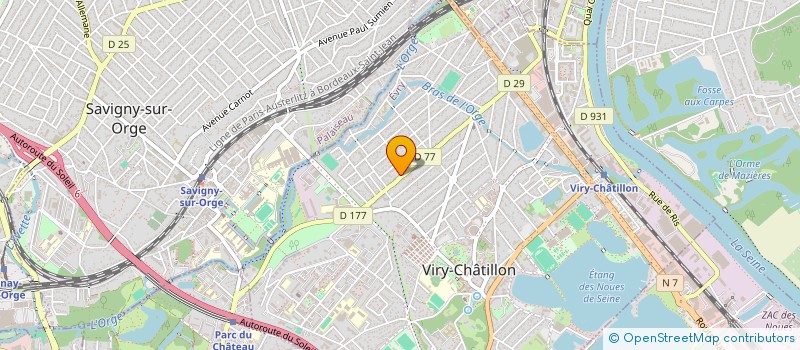 localisation de l'entreprise MONSIEUR ABDELKADER NAFKHA à VIRY-CHATILLON