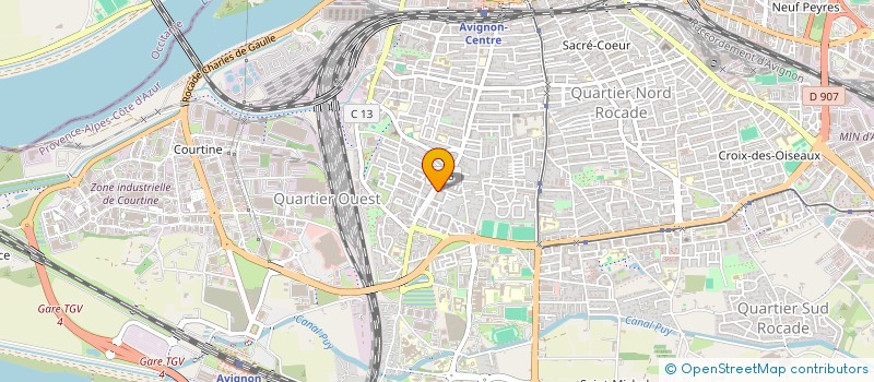 localisation de l'entreprise MONSIEUR ABDELKADER NEDJOUM  AVIGNON