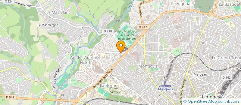 localisation de l'entreprise MONSIEUR ABDELKADER NEGMARI à LIMOGES