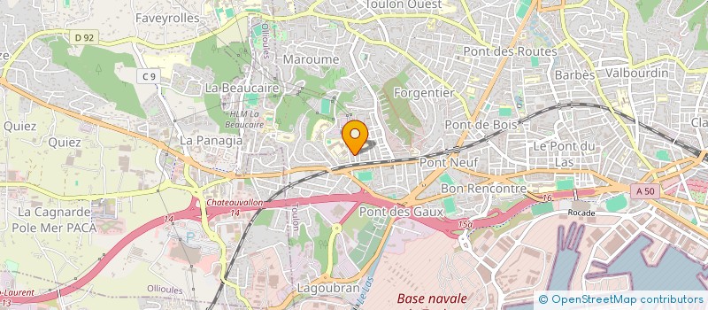 localisation de l'entreprise MONSIEUR ABDELKADER NHARI  TOULON