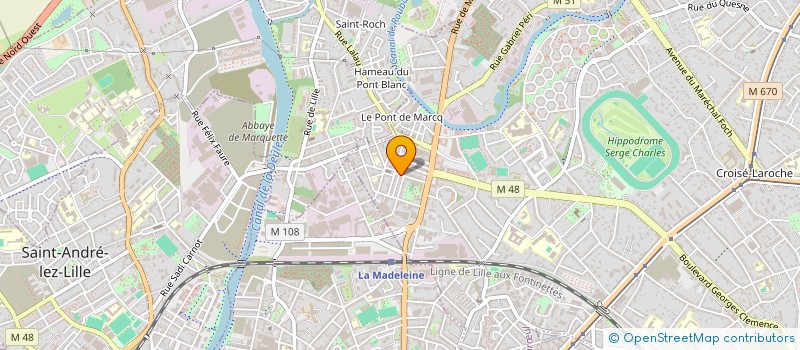 localisation de l'entreprise MONSIEUR ABDELKADER OIHDAN à MARCQ-EN-BARŒUL