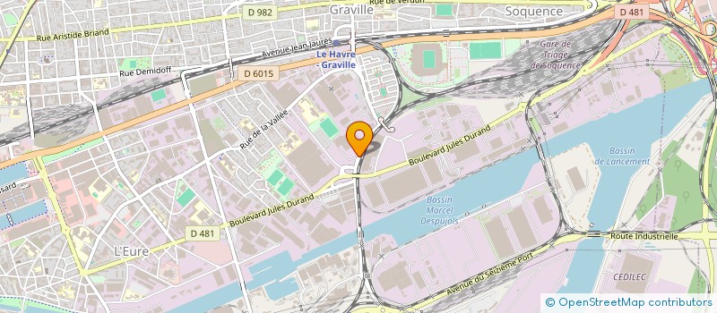 localisation de l'entreprise MONSIEUR ABDELKADER OUICHER à LE HAVRE