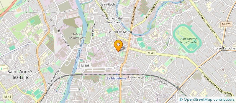 localisation de l'entreprise MONSIEUR ABDELKADER OUIRIEMI  MARCQ-EN-BARUL