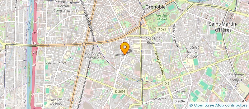 localisation de l'entreprise MONSIEUR ABDELKADER OULED SAAD  GRENOBLE