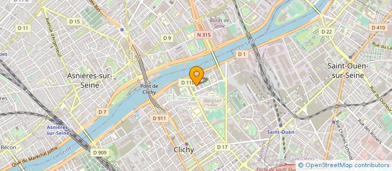 localisation de l'entreprise MONSIEUR ABDELKADER OUMAHI à CLICHY